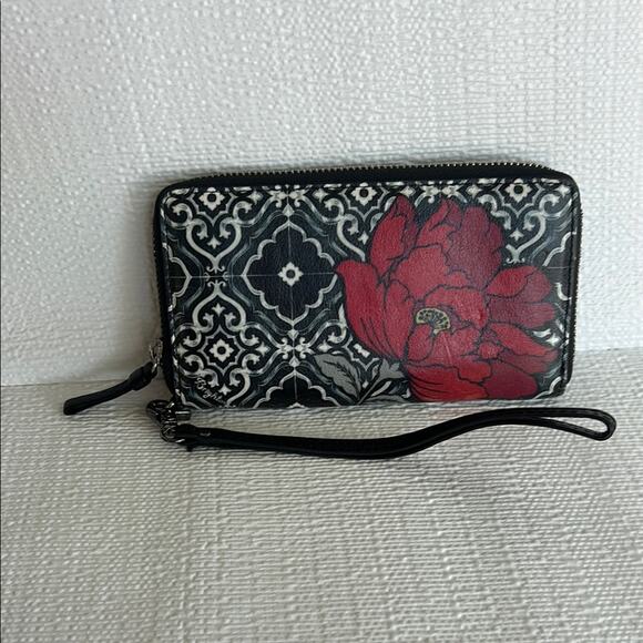 Brighton Black and White Geometric Wallet - Picture 3 of 9